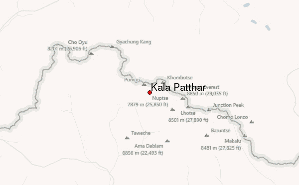 Kalapathar map